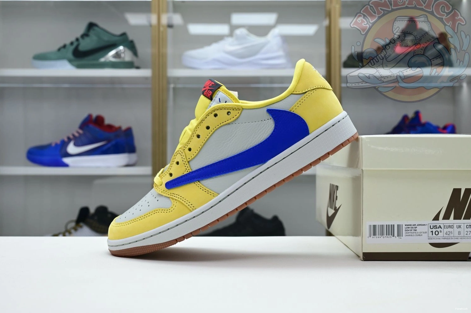 Scott 1Low Jordan Air x Jordan Travis Canary 0904
